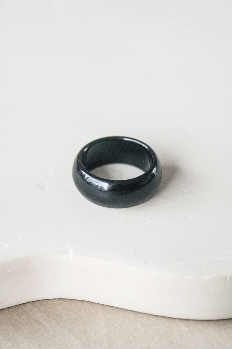 'Charlotte' Agaat Ring (US 8.5, 18.6mm)