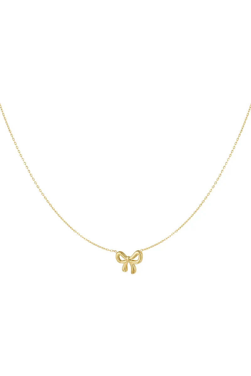 Fijne strik ketting stainless steel