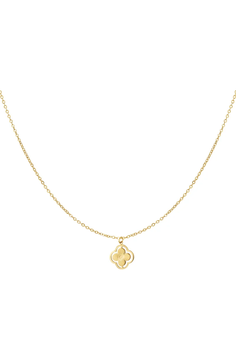 Ketting klaver stainless steel