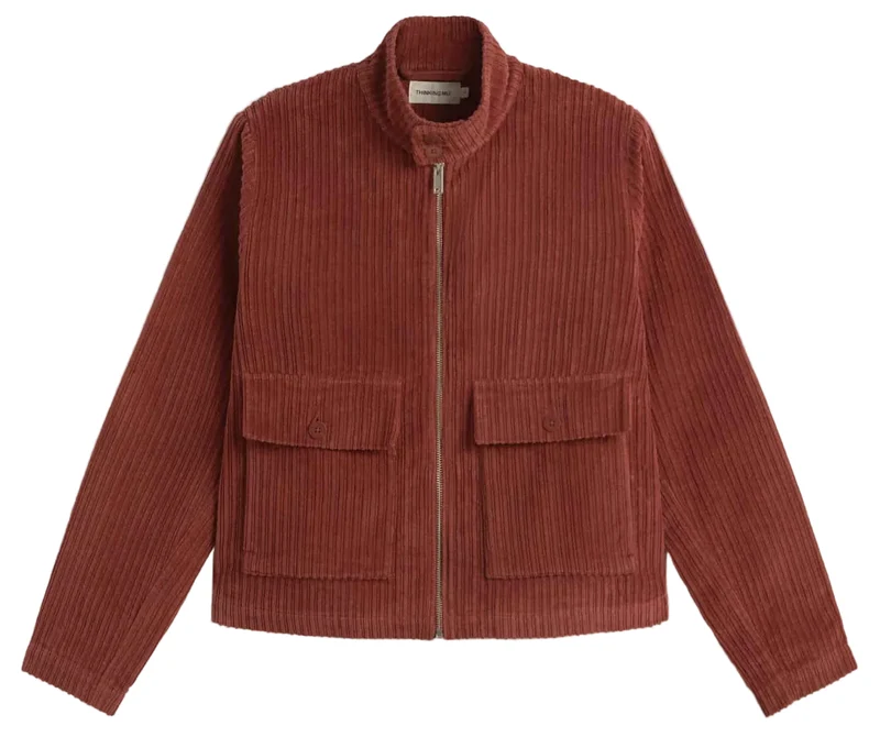 THINKING MU Delia jacket mahogany women
