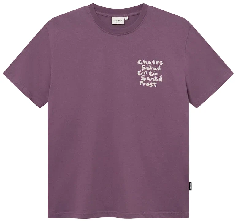 DEDICATED Stockholm cheers salud t-shirt berry purple men