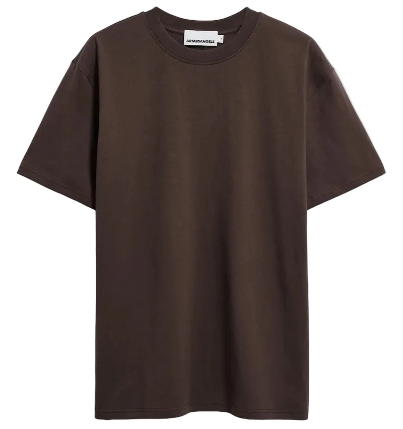 ARMEDANGELS Maarkos mid weight t-shirt claystone men