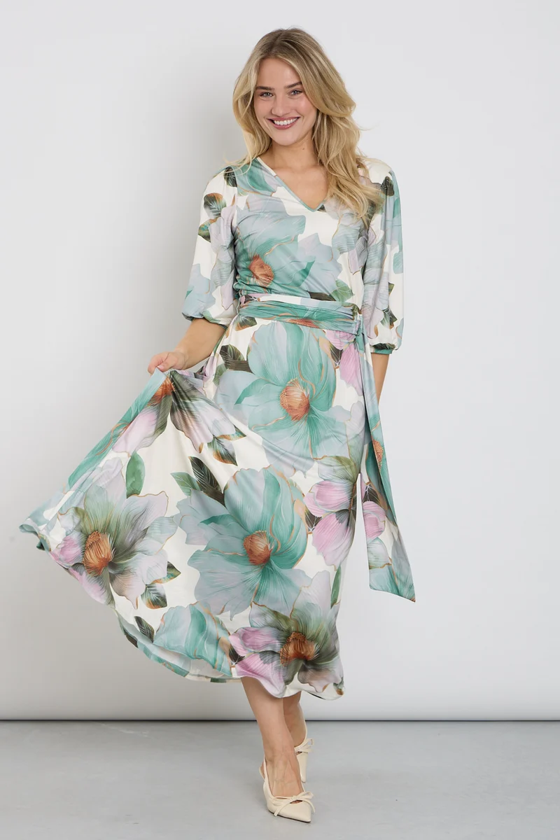 Jurk Maxi Met Design C111-P114