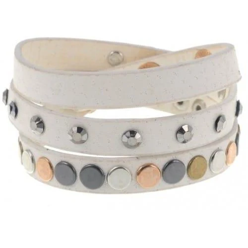 Armband Boton wit