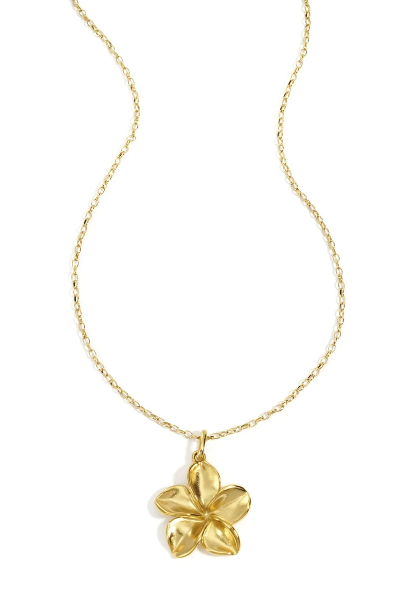 Ketting flower stainless steel