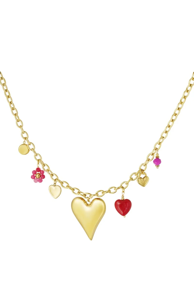 Bedel ketting charm & chill stainless steel