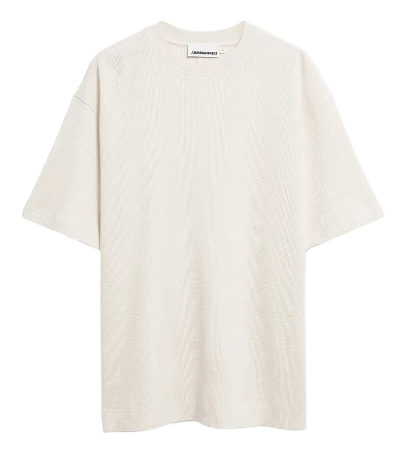 ARMEDANGELS Maarkos waffle t-shirt pure men