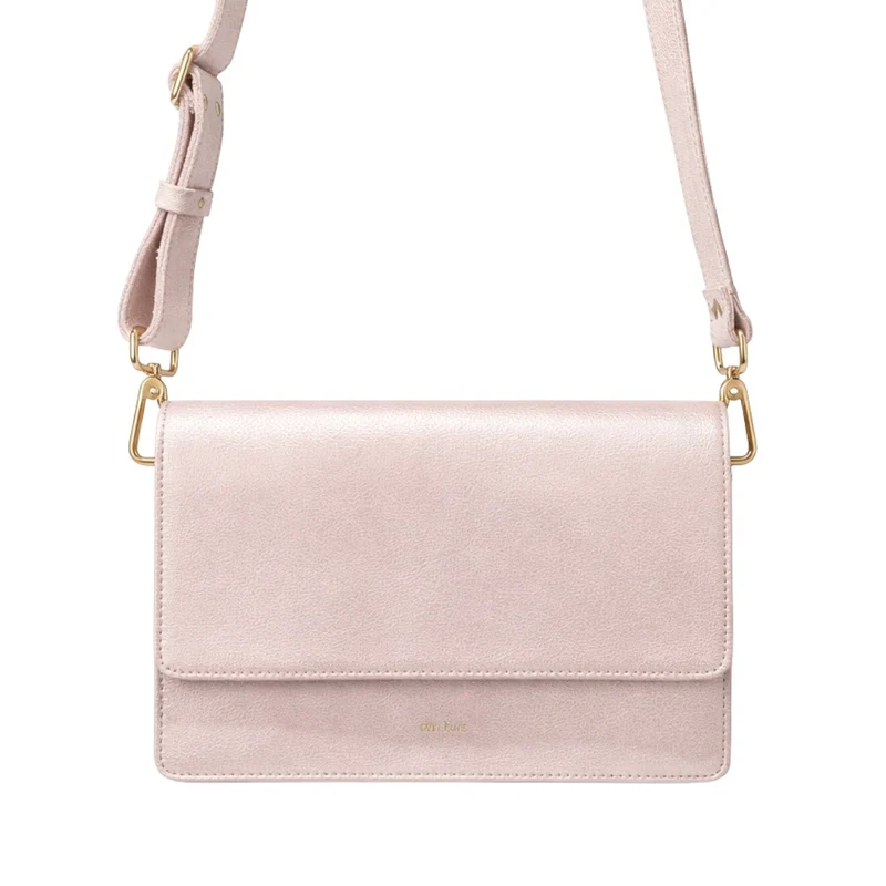 ANN KURZ Perfect square crossbody bag stark rosa women