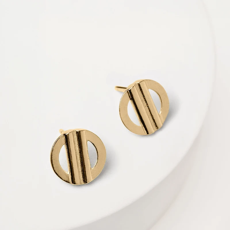 You Are Loved oorstekers - 14KT goud