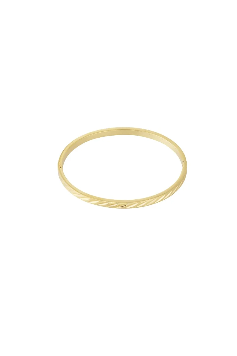 Bangle simpel stainless steel