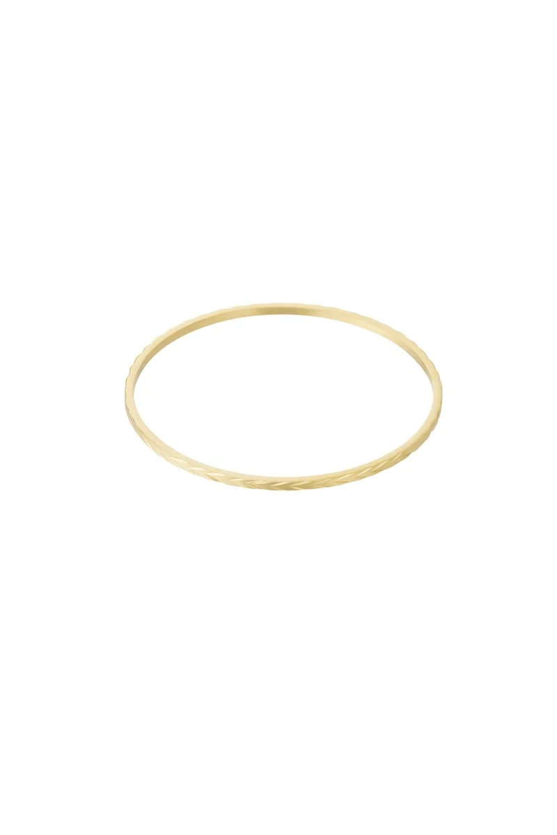 Bangle gevlochten detail stainless steel