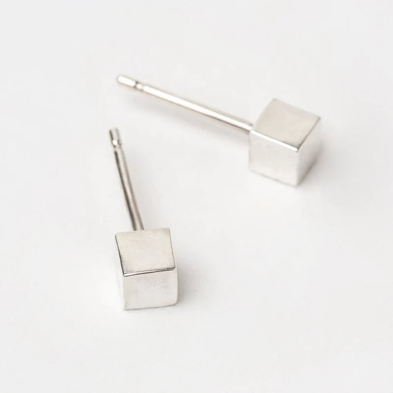 Solid as a Block oorstekers - zilver