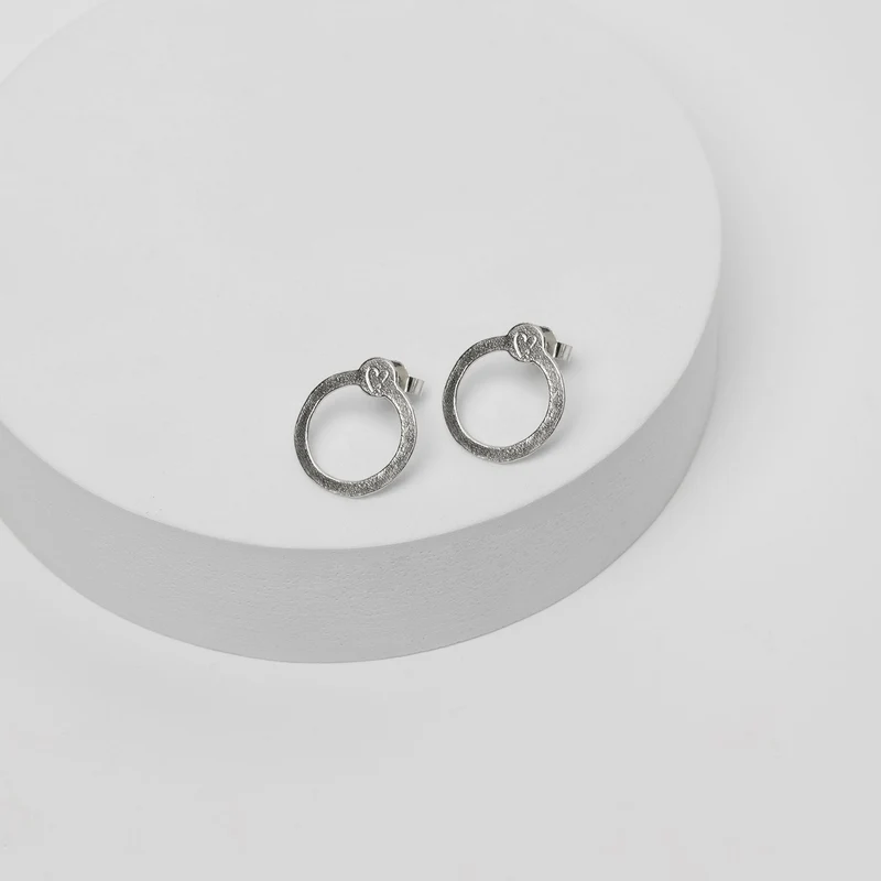 Recycled With Love oorbellen zilver