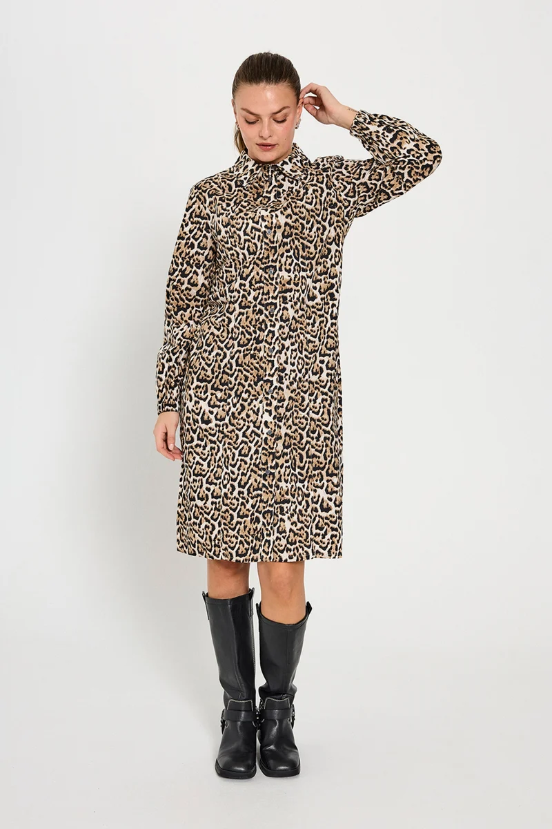 Jurk Fqmalay Rainy Day Silver Mink