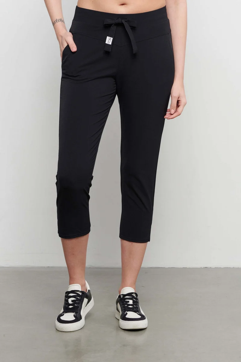 Travel Broek Capri Phoenix Black