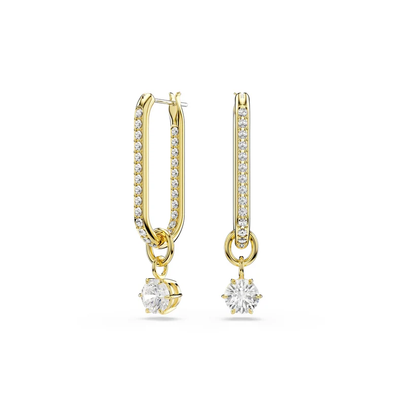 Swarovski Constella Gold Coloured Earrings 5728587