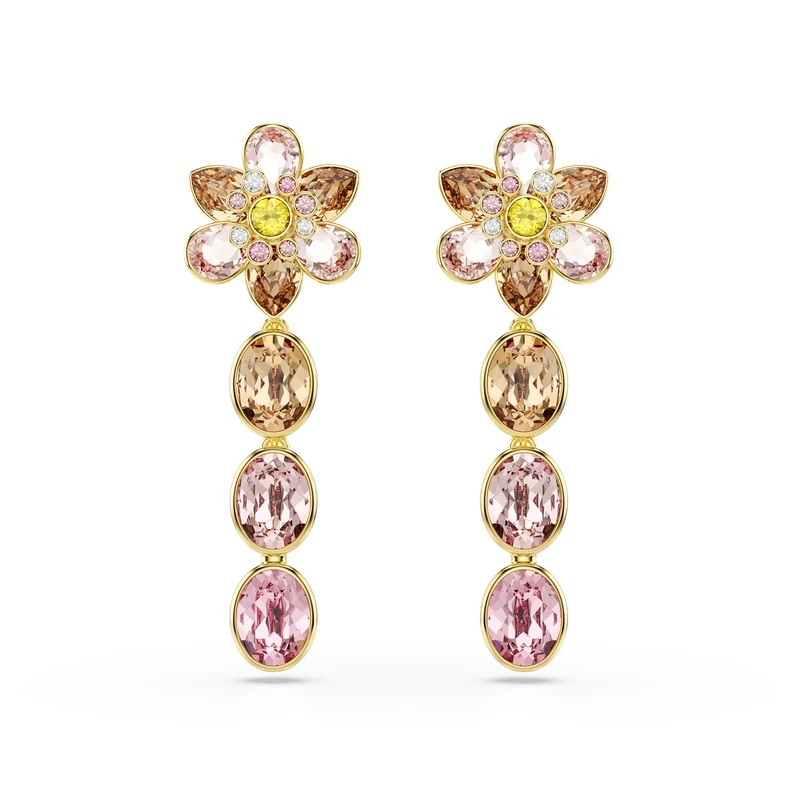 Swarovski Idyllia Gold Coloured Earrings 5732381