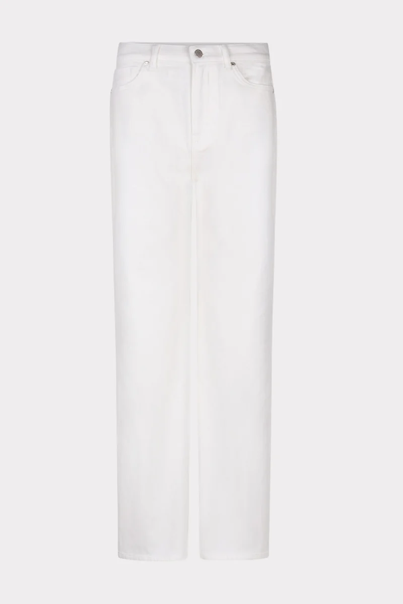 Broek Wide Leg Five Pockets Offwhite F25.12510