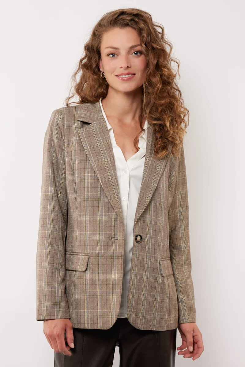 Blazer Emmeline Moon Rock Wood Ash