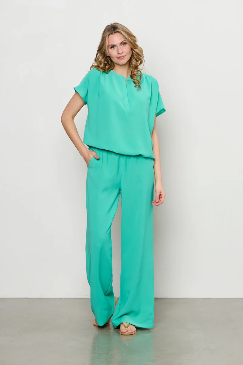 Broek Nelly Aqua Green PA366