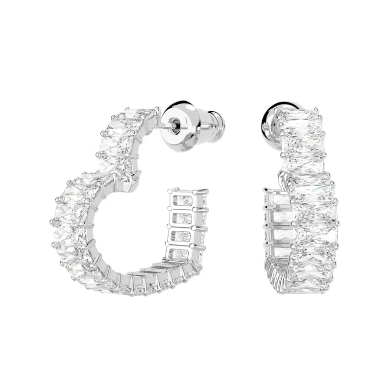 Swarovski Matrix Silver-coloured Earrings 5653170