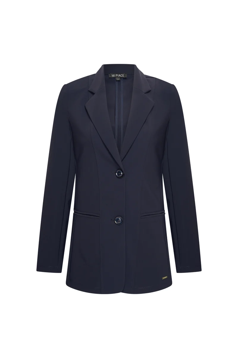 Bonded Travel Blazer Navy 202634