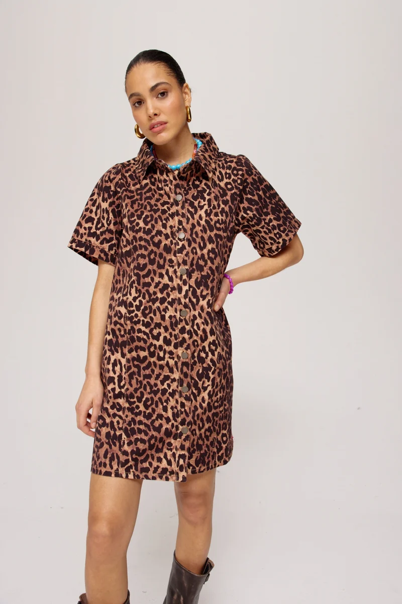 Jurk Sarah Lexie Leopard HS25R901