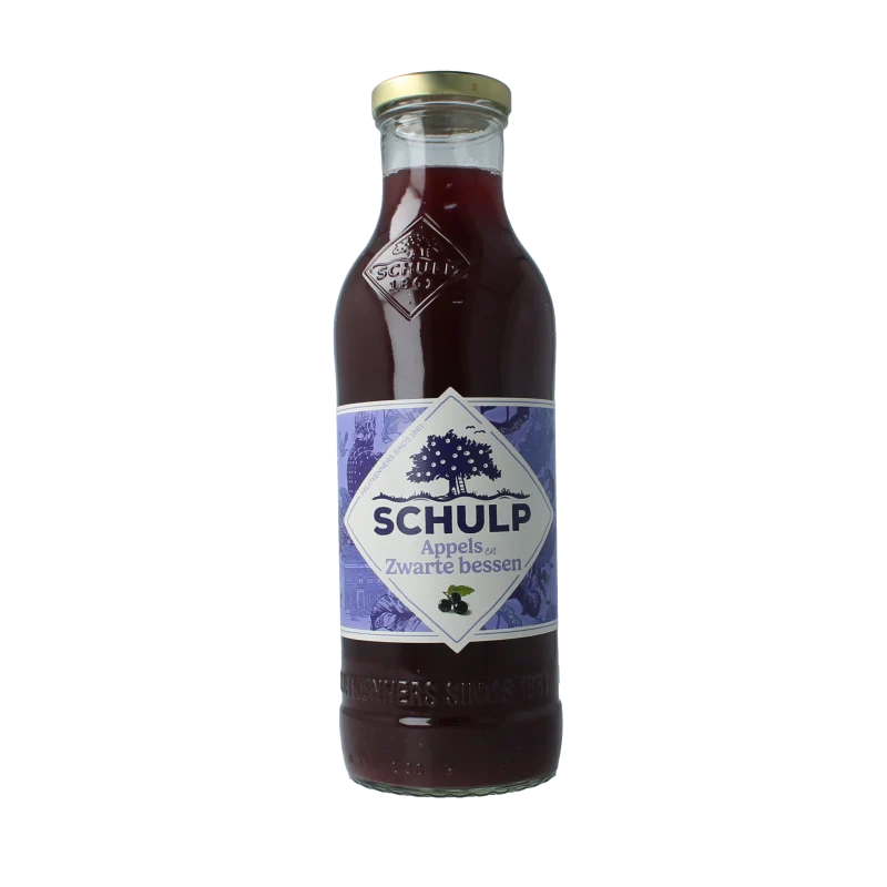 Schulp Appel & zwarte bessensap 750 ml