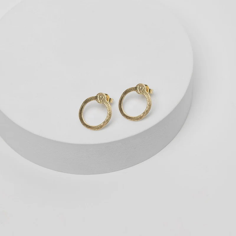 Recycled With Love oorbellen goud