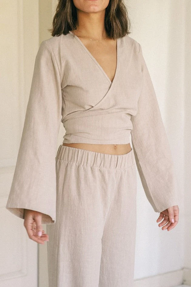 Lijn Top Beige