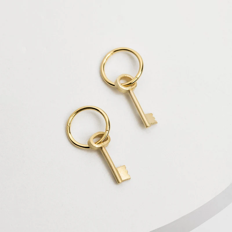 Key to your Heart oorbellen goud