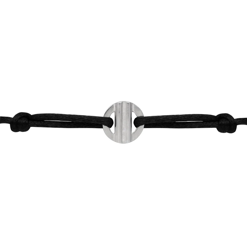 You are Loved armband zilver ~ zwart