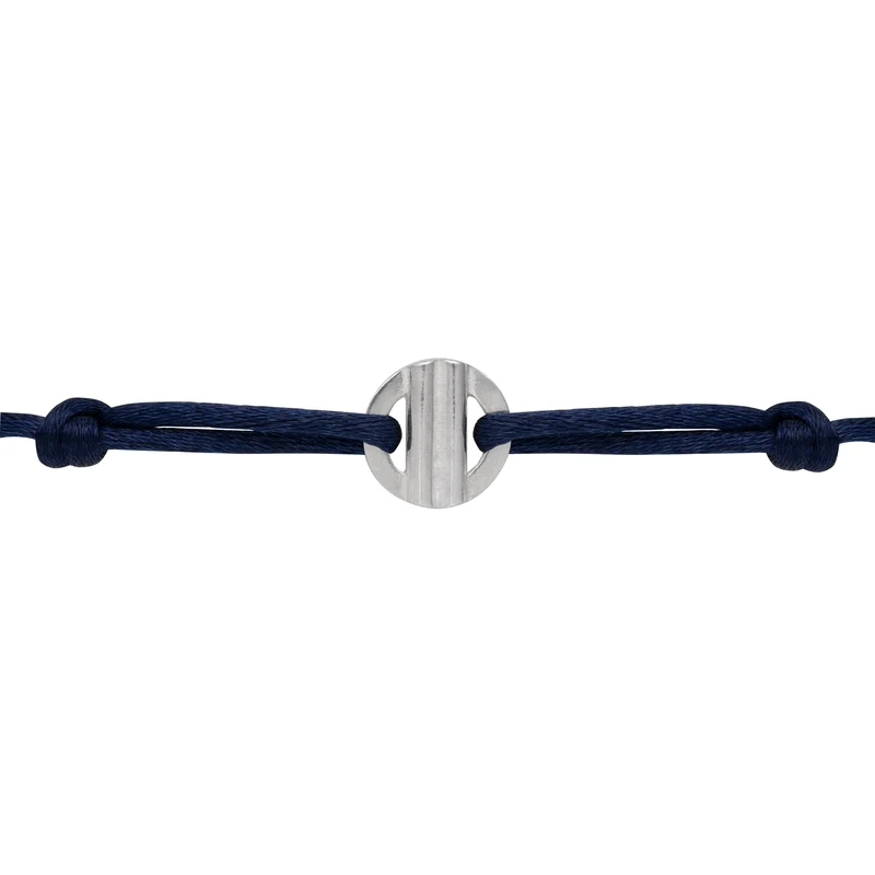 You are Loved armband zilver ~ donkerblauw