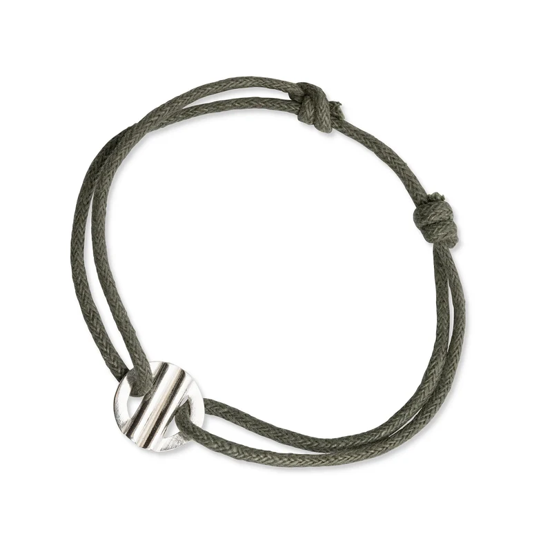 You are Loved armband zilver ~ groen Unisex