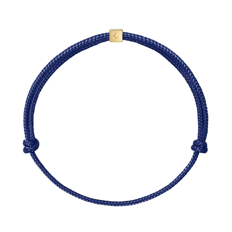 Recharge - 14KT goud - navy