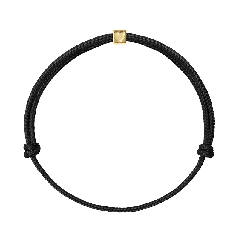 Always in My Heart - 14KT goud - zwart