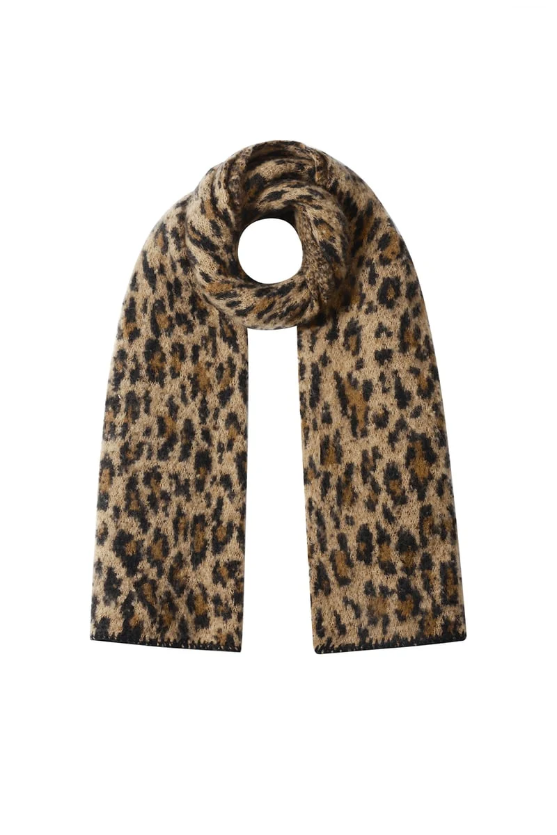 Winter scarves Leopard Print Casual Polyester Daily Accessories