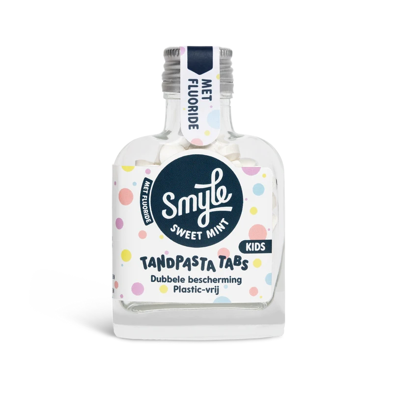 Smyle Toothpaste Tablets Kids Fresh Mint Fluoride 65 tabletten