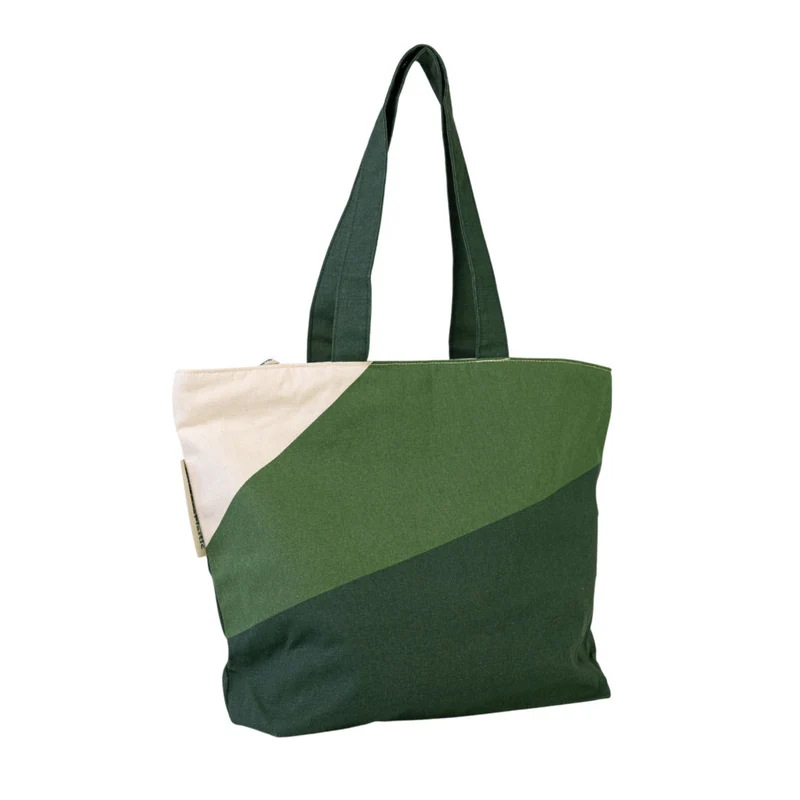 Duurzame Shopper Amazon Green. Gemaakt van 100% biologisch katoen