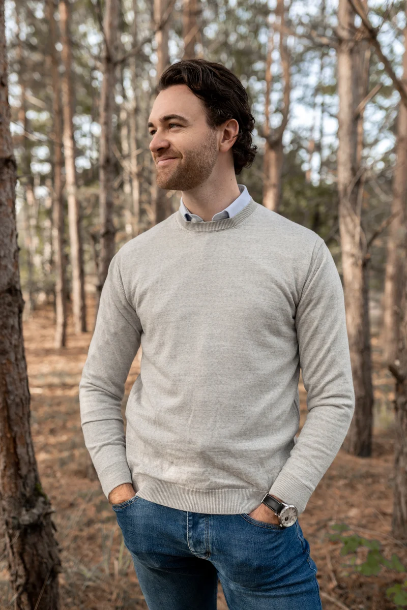 Trui Lars – Flint Grey