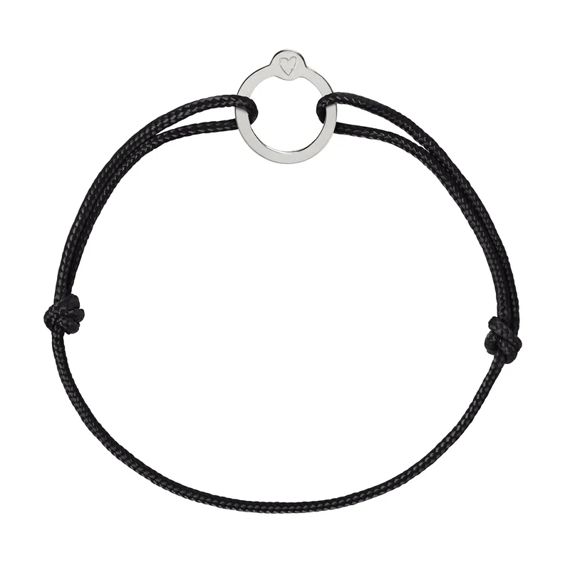 Recycled with Love - zilver - zwart