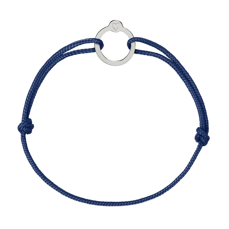 Recycled with Love - zilver - navy