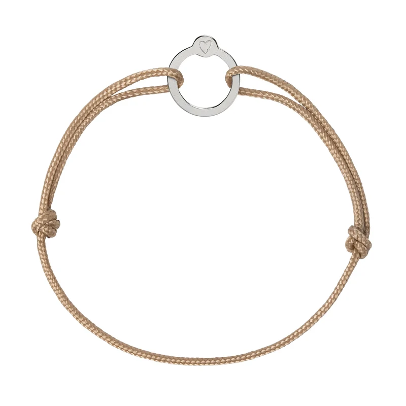 Recycled with Love - zilver - beige