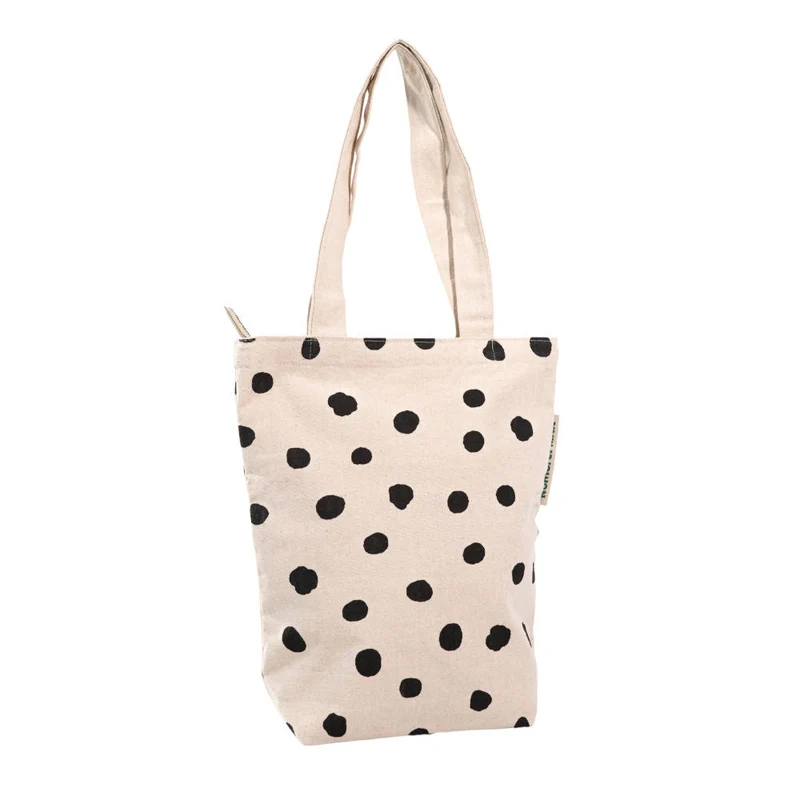 Tote Bag Spot On - Duurzaam - met rits - Gemaakt van gerecycled bedlinnen