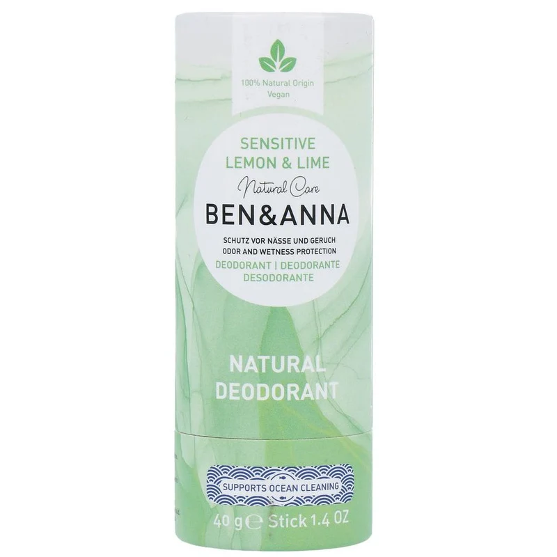 Ben & Anna Sensitive Deostick Lemon & Lime 40 gram
