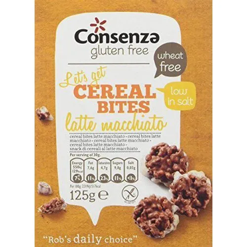 Consenza Cereal Bites Latte Macchiato 125 gram
