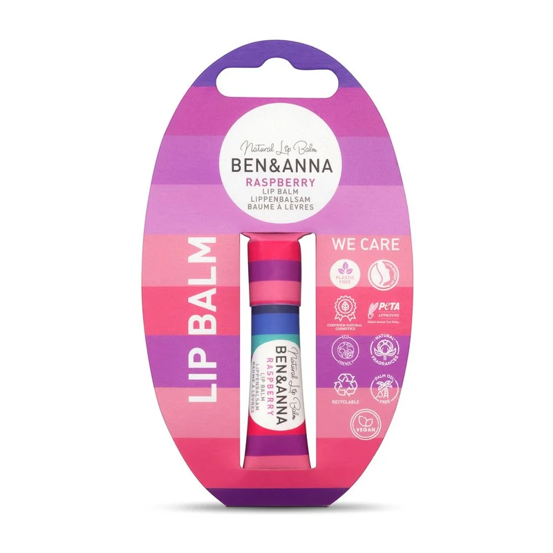 Ben & Anna Lipbalm raspberry 9 gram