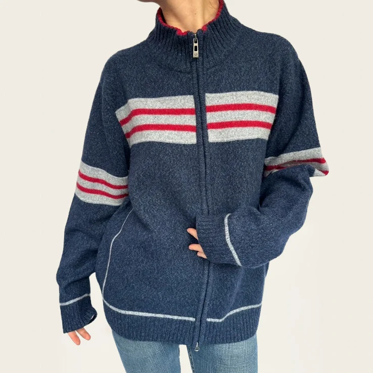 Sergio Tacchini marineblauw trui