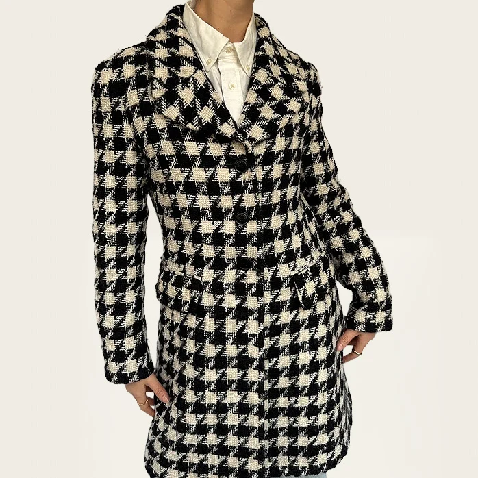 Moschino lange wollen jas