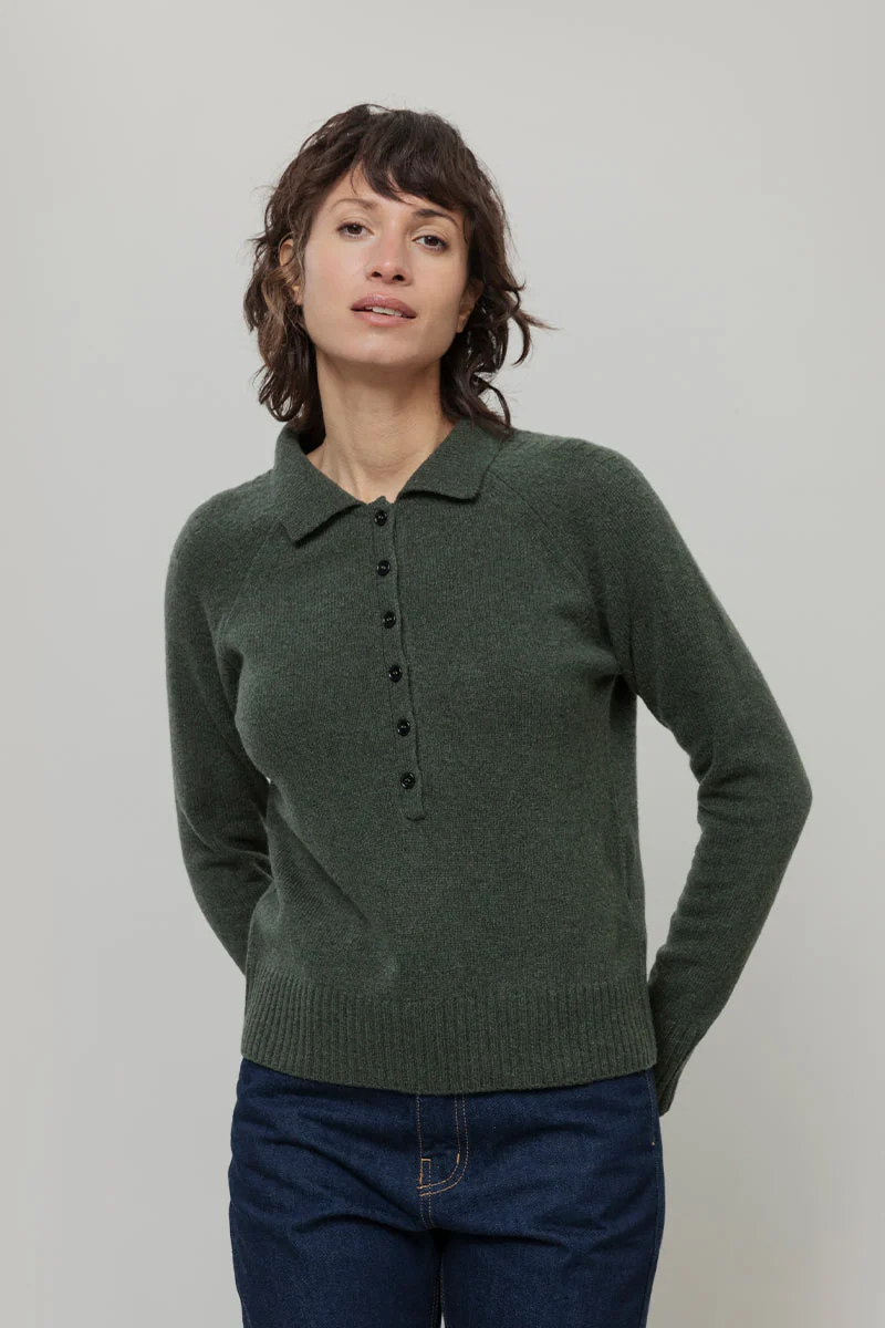 Maglia Polo Lana Demetra